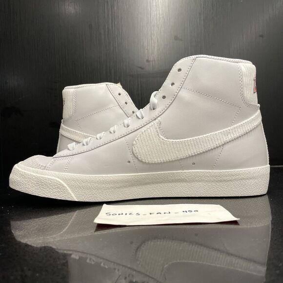 Nike Blazer Mid '77 EMB Men's Size 9 Vast Grey Summit White DD8021-001 BRAND NEW - Picture 6 of 11